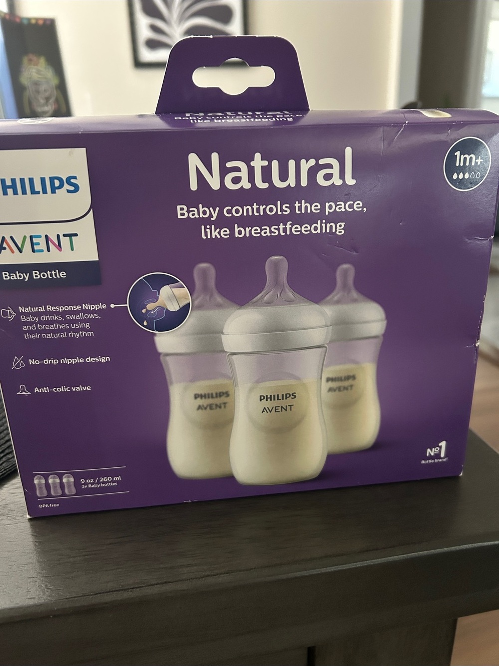 NWT Philips AVENT Natural Baby Bottles 9 oz